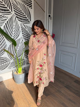 Super soft embroided Chanderi cotton suit (Sunday)